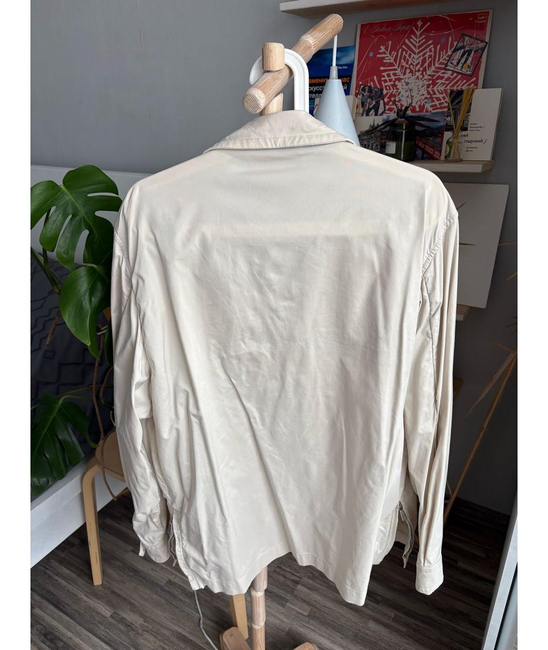 LORO PIANA Бежевая полиамидовая куртка, фото 2