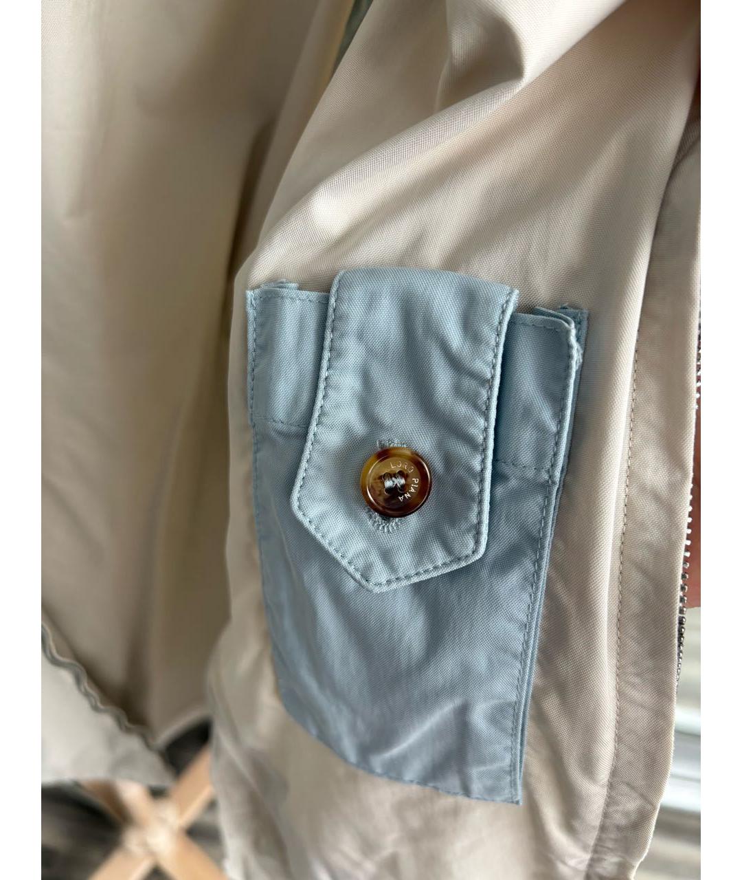 LORO PIANA Бежевая полиамидовая куртка, фото 5