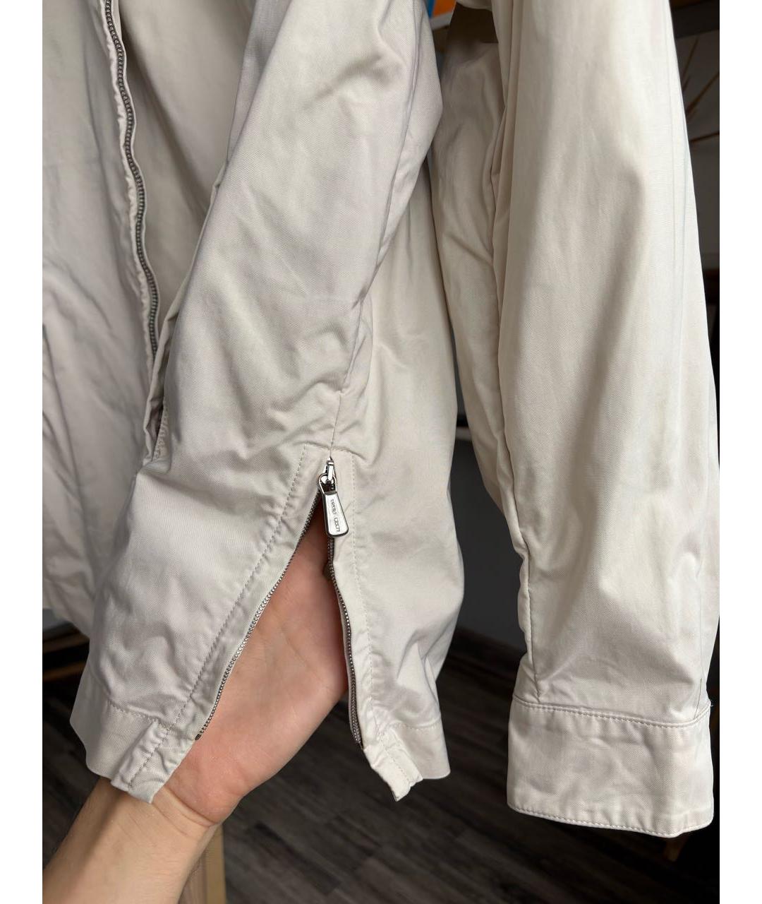 LORO PIANA Бежевая полиамидовая куртка, фото 4