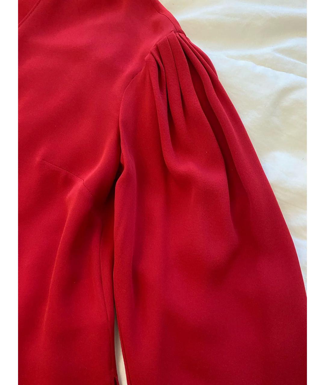 MAGDA BUTRYM Красная шелковая блузы, фото 7