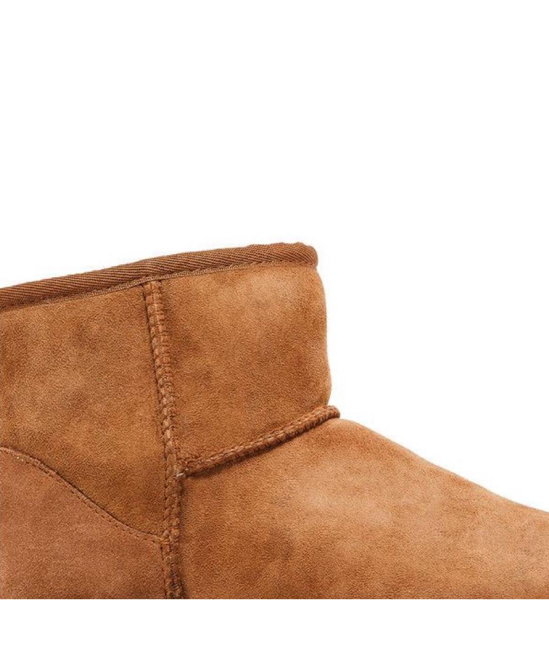UGG AUSTRALIA Коричневые замшевые ботинки, фото 2