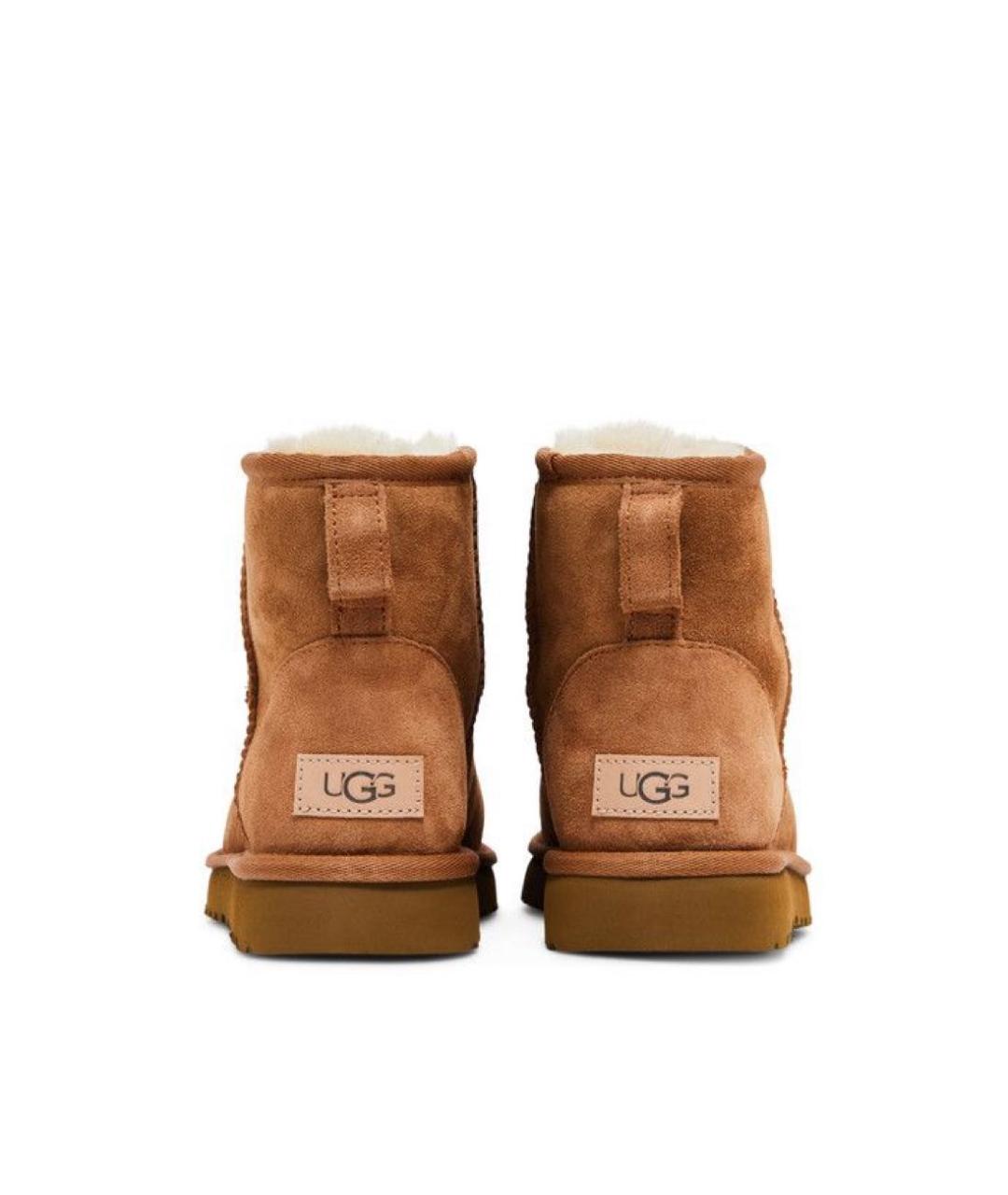 UGG AUSTRALIA Коричневые замшевые ботинки, фото 5