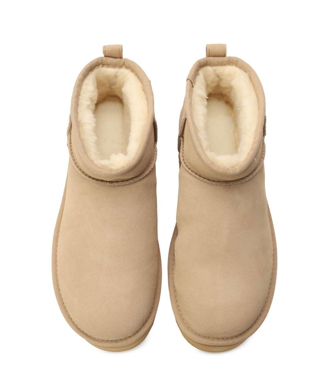 UGG AUSTRALIA Бежевые замшевые ботинки, фото 2