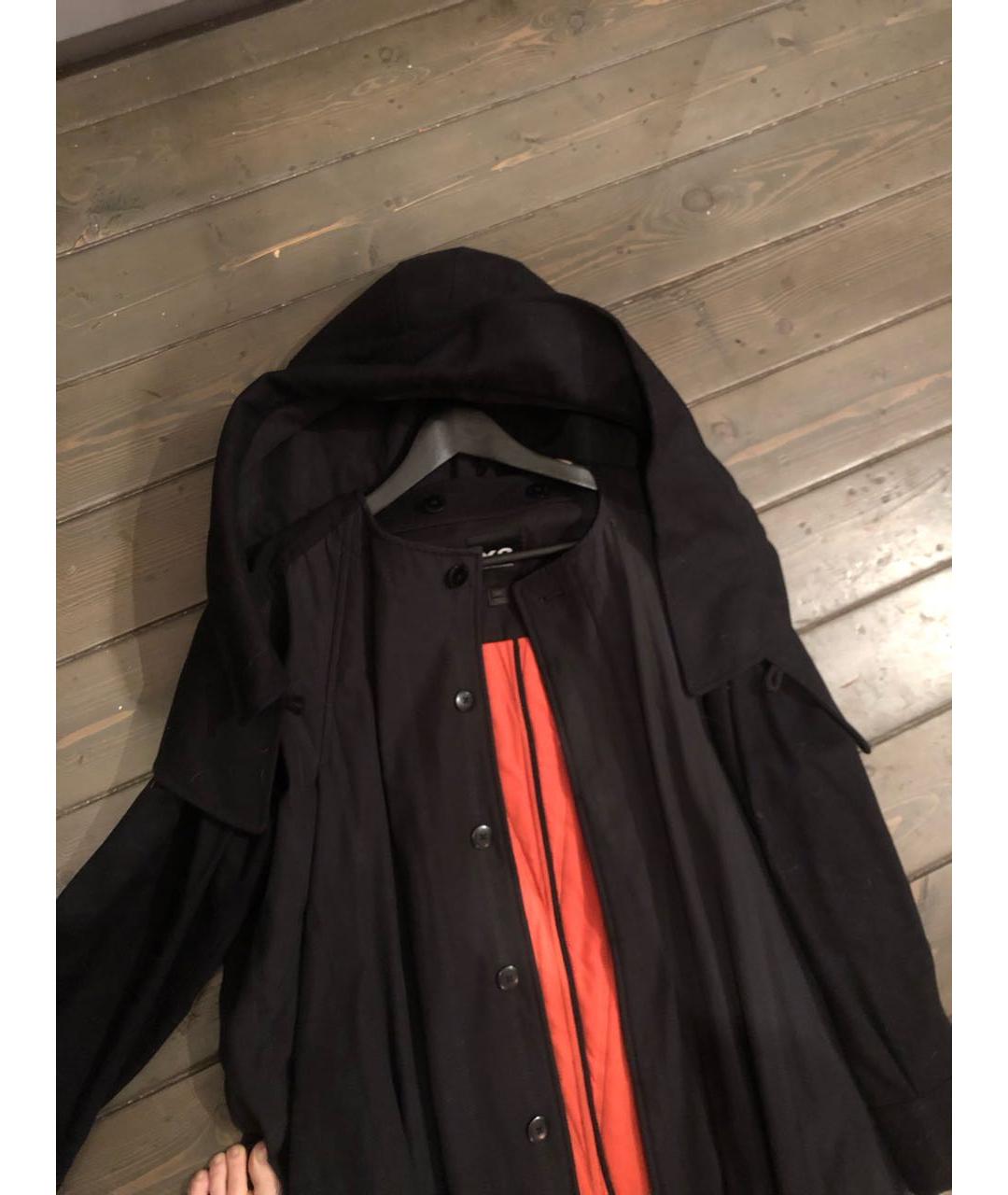 Y-3 Черная шерстяная парка, фото 5