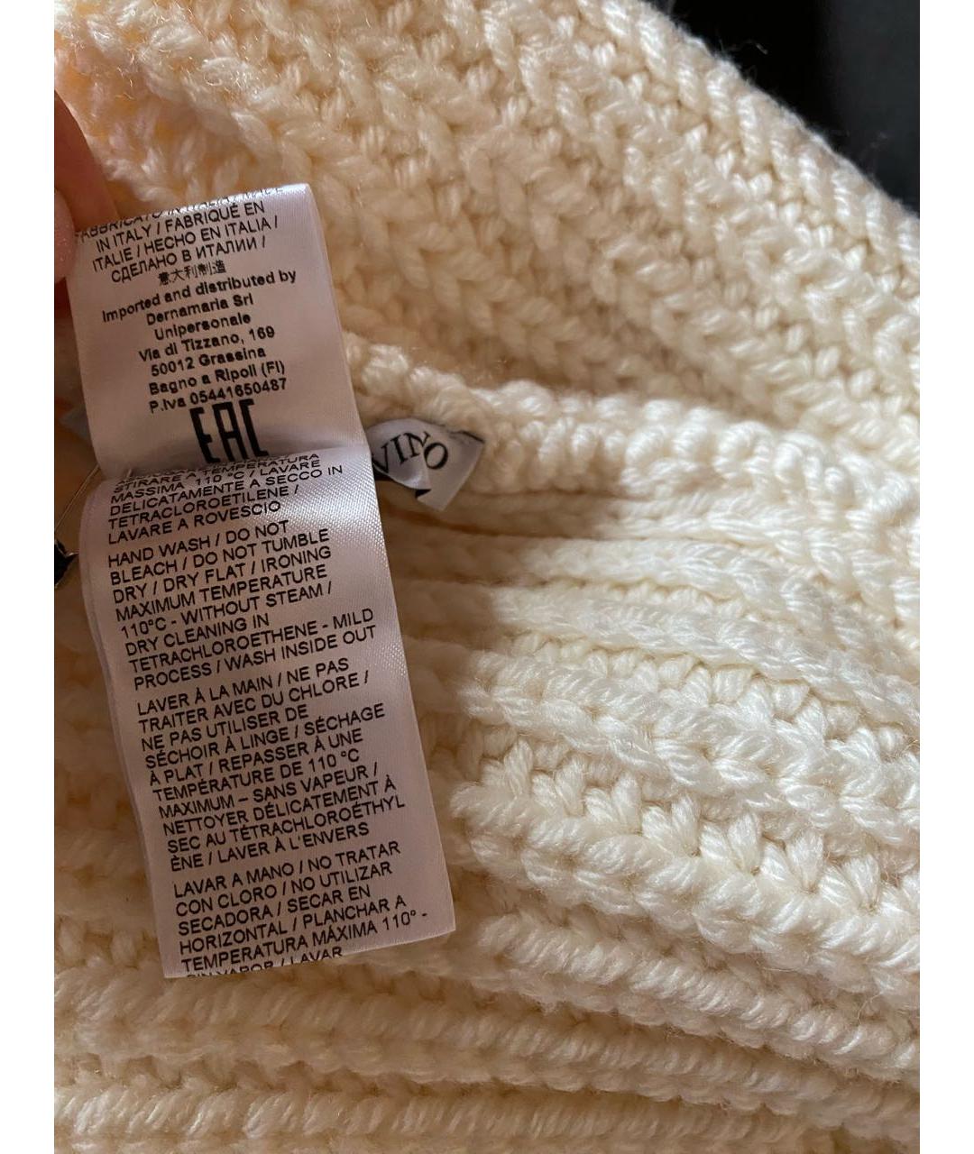 ERMANNO SCERVINO Белая шерстяная шапка, фото 6