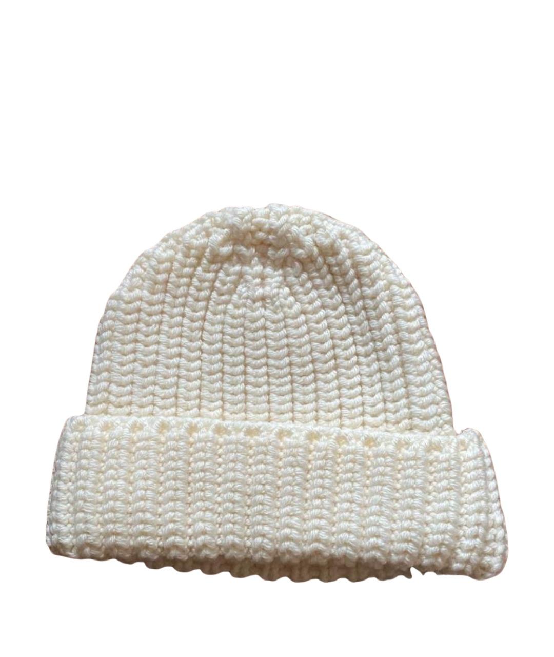 ERMANNO SCERVINO Белая шерстяная шапка, фото 1