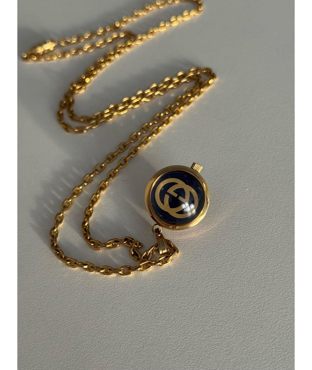 GUCCI Золотые позолоченные часы, фото 4