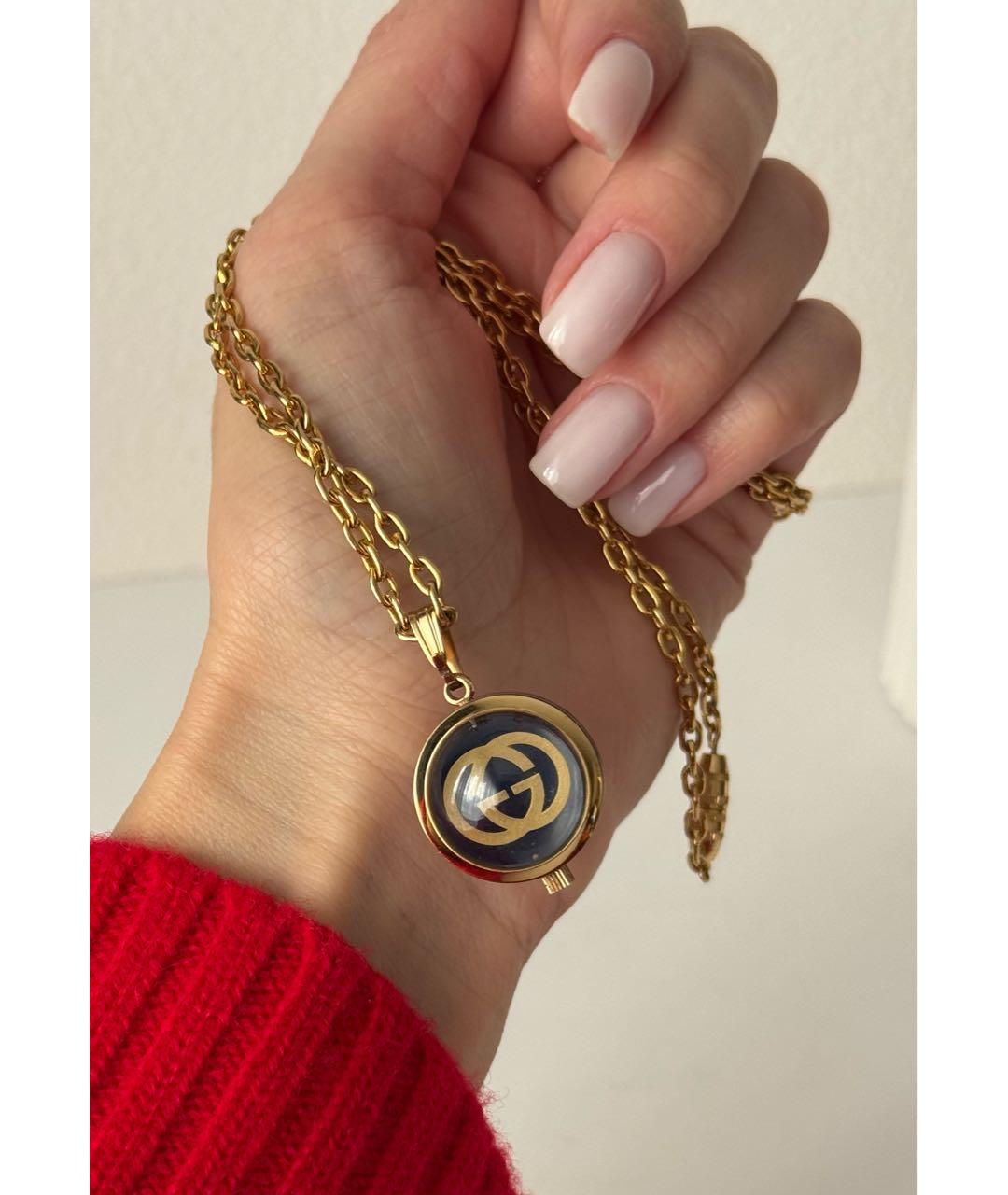 GUCCI Золотые позолоченные часы, фото 8