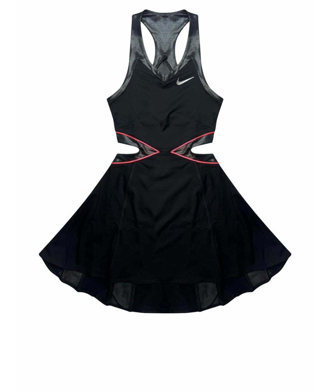 NIKE Черное полиэстеровое платье, фото 1