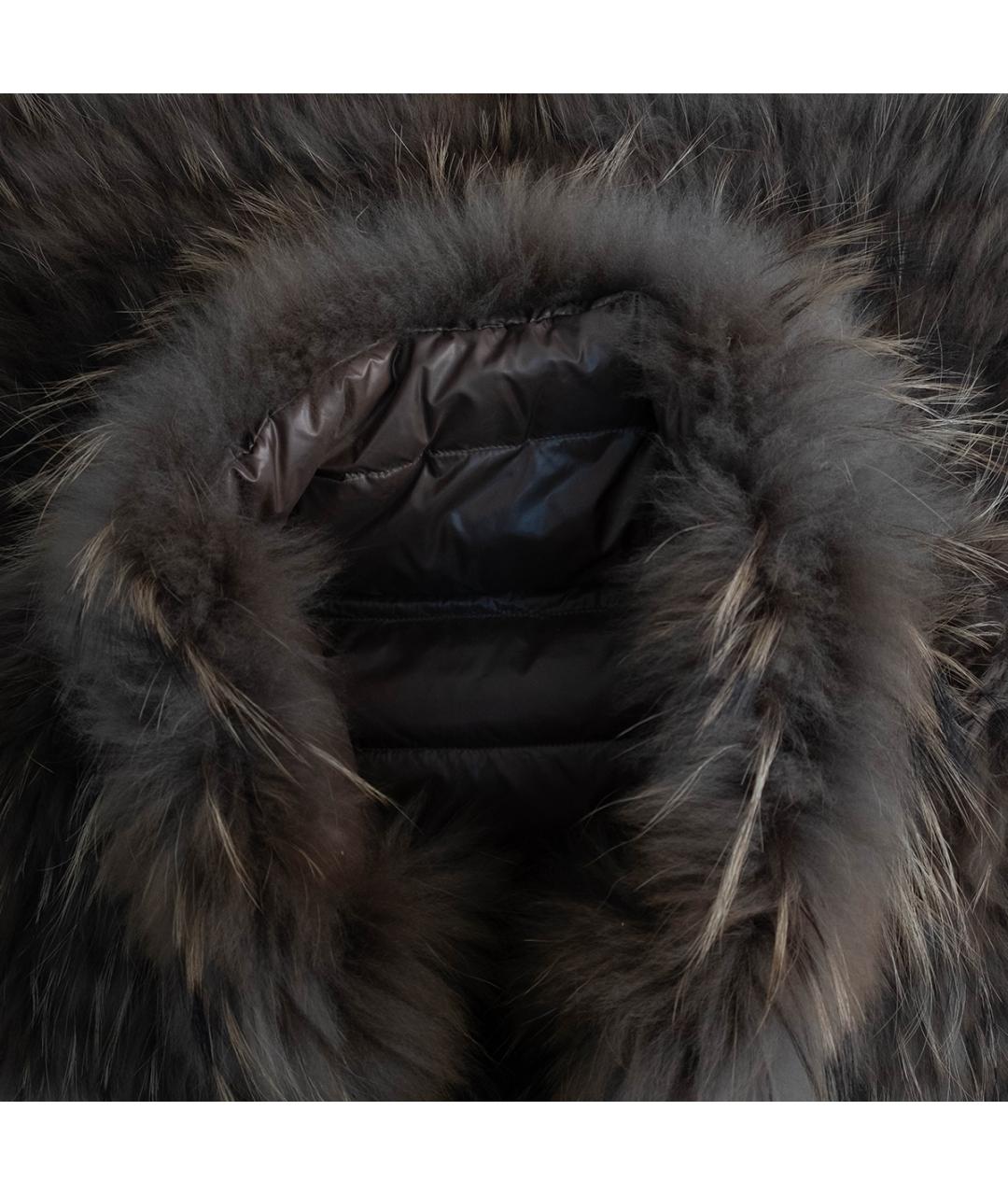 HERNO Серый полиамидовый пуховик, фото 3