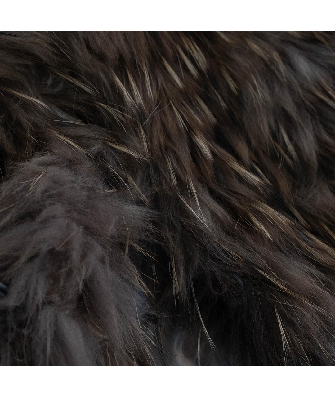 HERNO Серый полиамидовый пуховик, фото 4