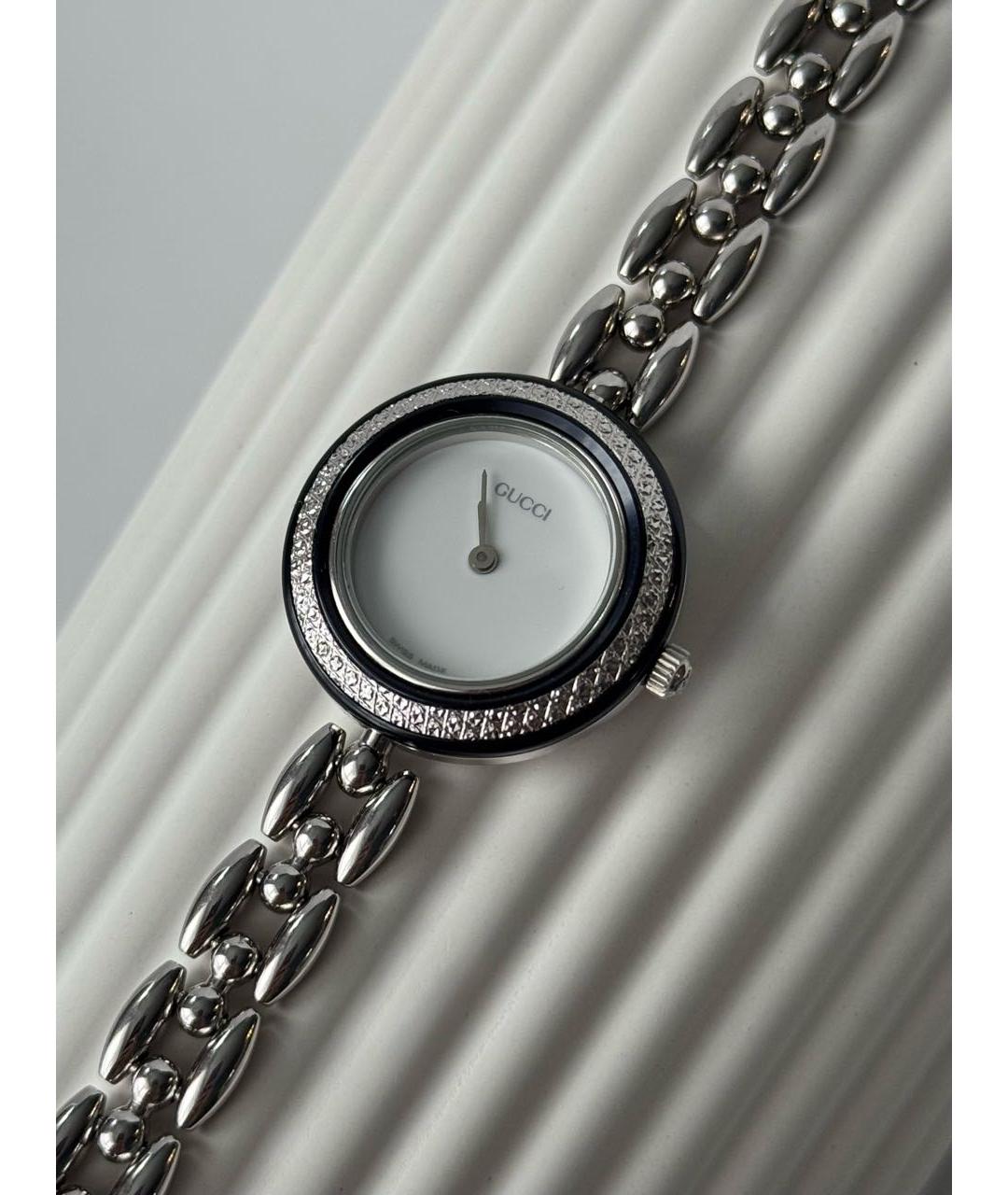 GUCCI Серебряные серебряные часы, фото 9