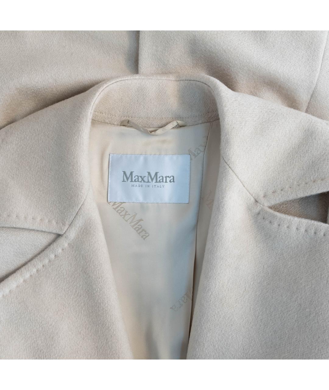 MAX MARA Бежевое кашемировое пальто, фото 3