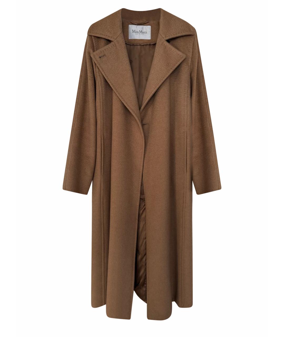 MAX MARA Бежевое шерстяное пальто, фото 1