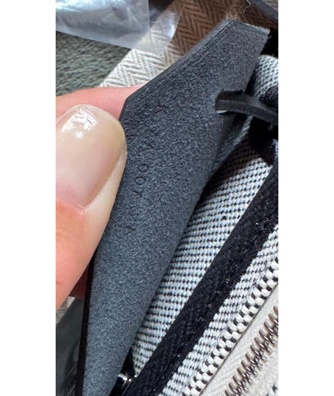 HERMES Черная кожаная сумка тоут, фото 6