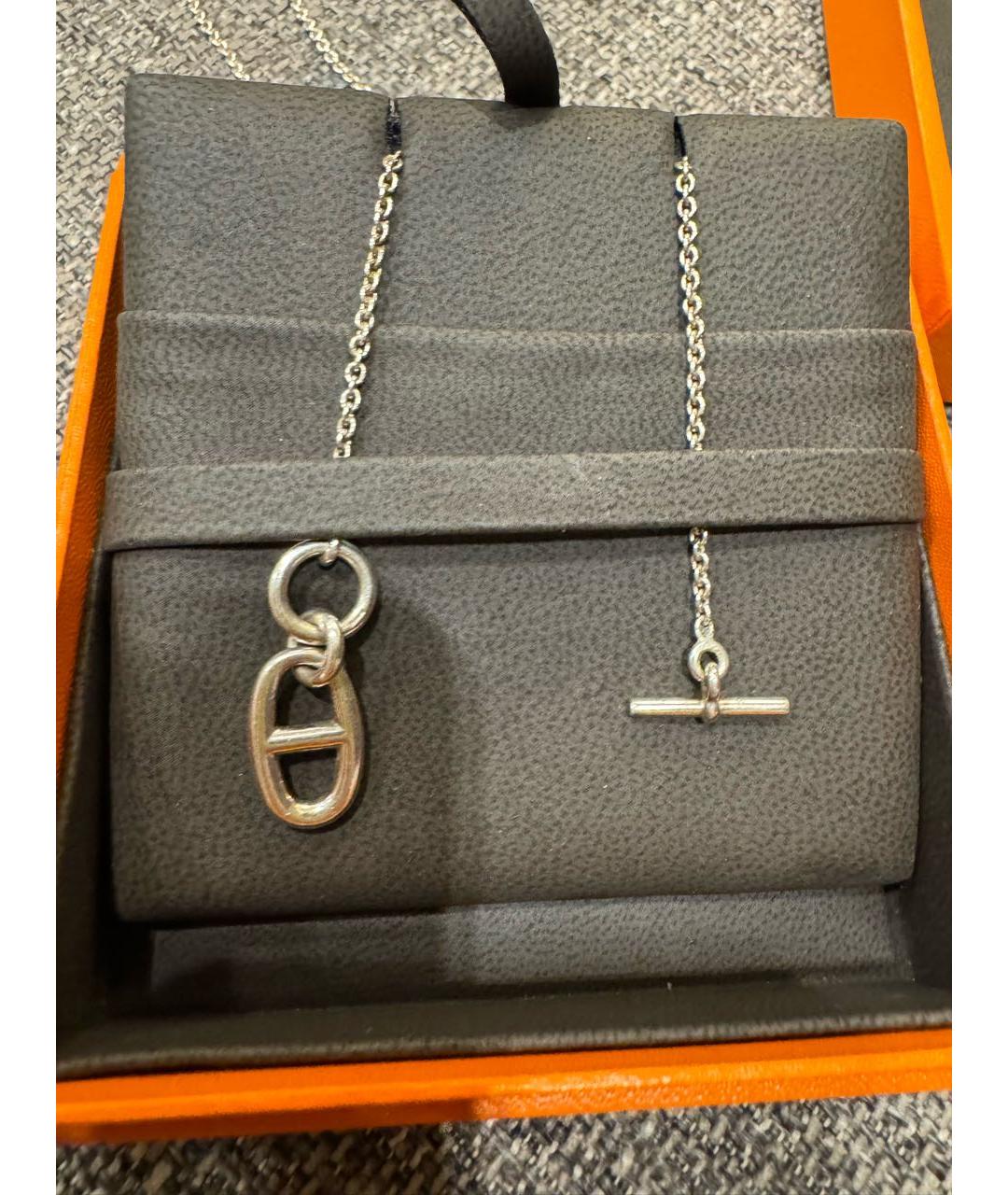 HERMES Серебряная серебряная подвеска, фото 5