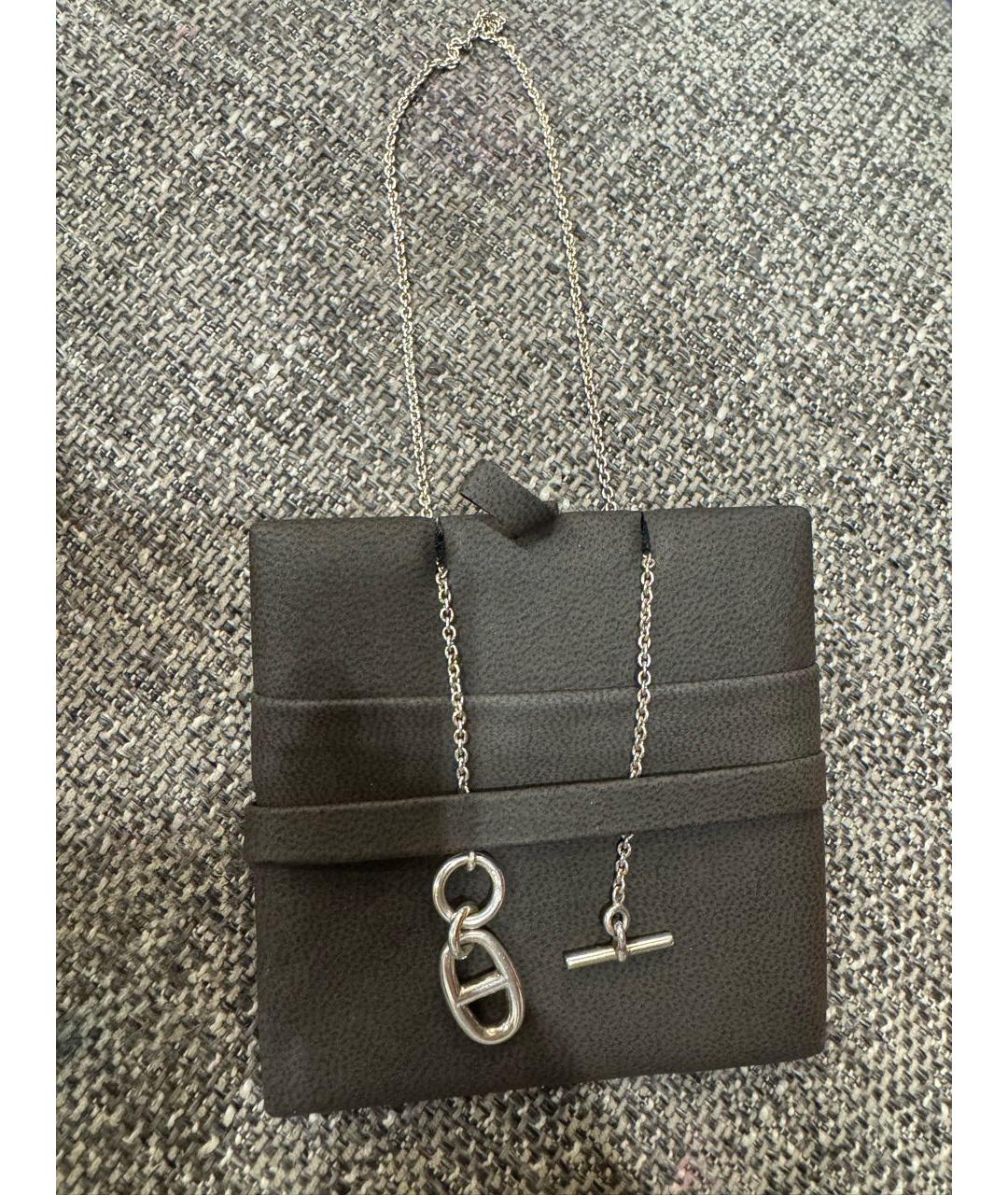 HERMES Серебряная серебряная подвеска, фото 2