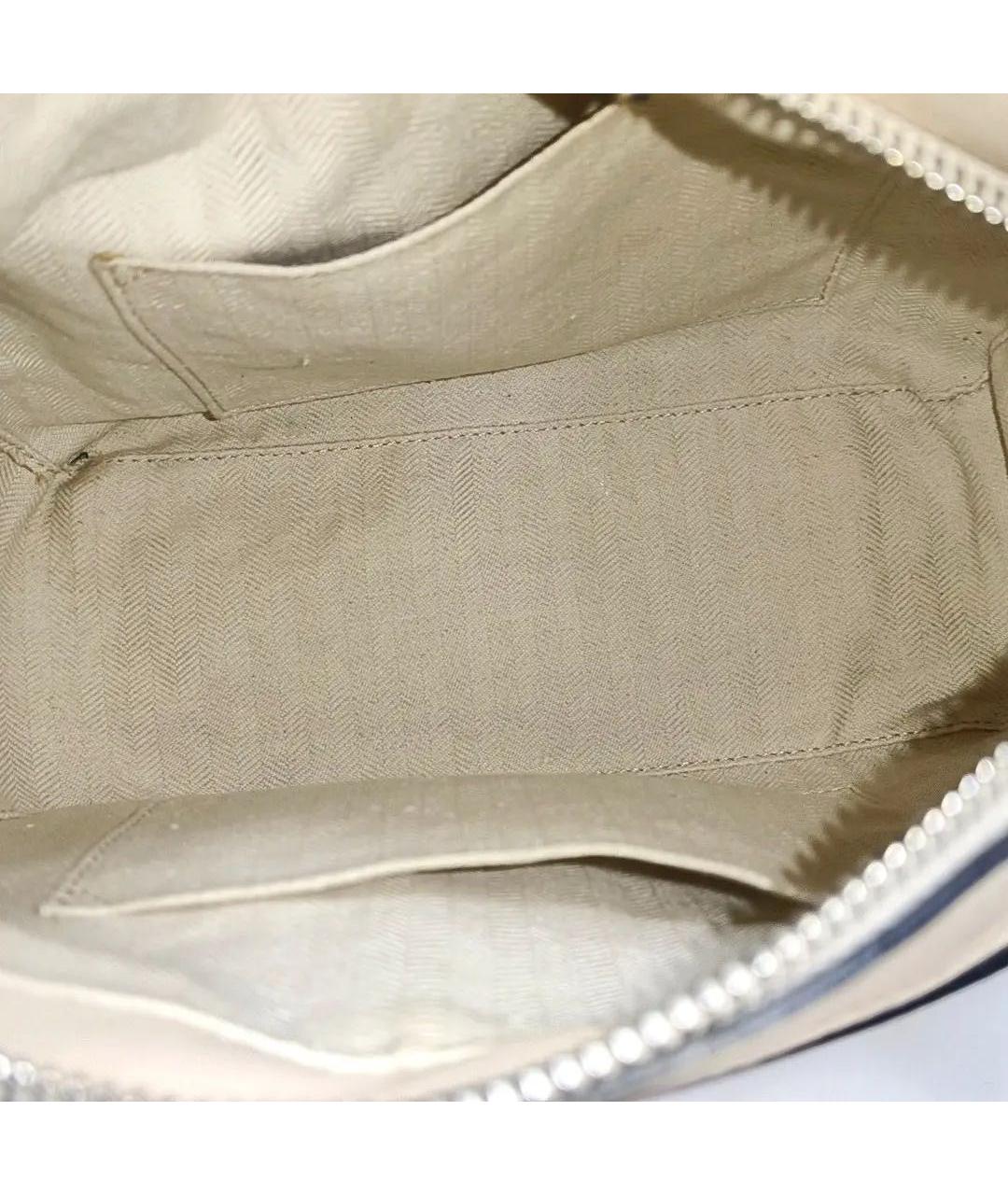 LOEWE Бежевая кожаная сумка через плечо, фото 6