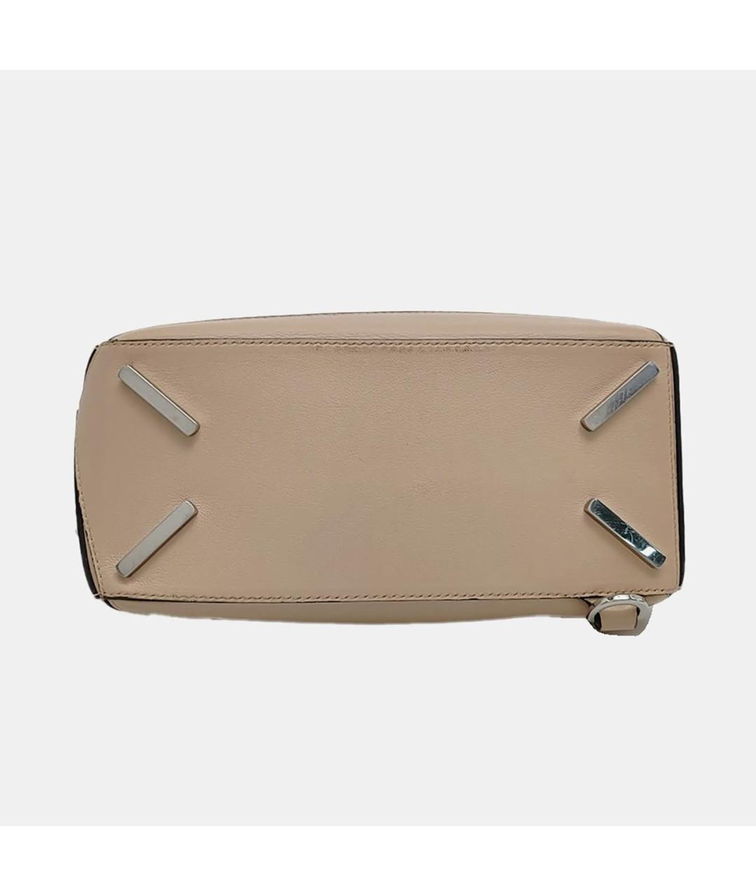 LOEWE Бежевая кожаная сумка через плечо, фото 5