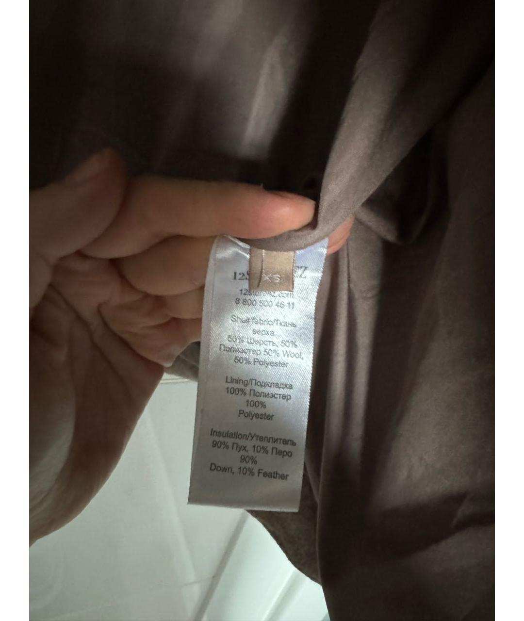 12 STOREEZ Бежевая шерстяная парка, фото 5