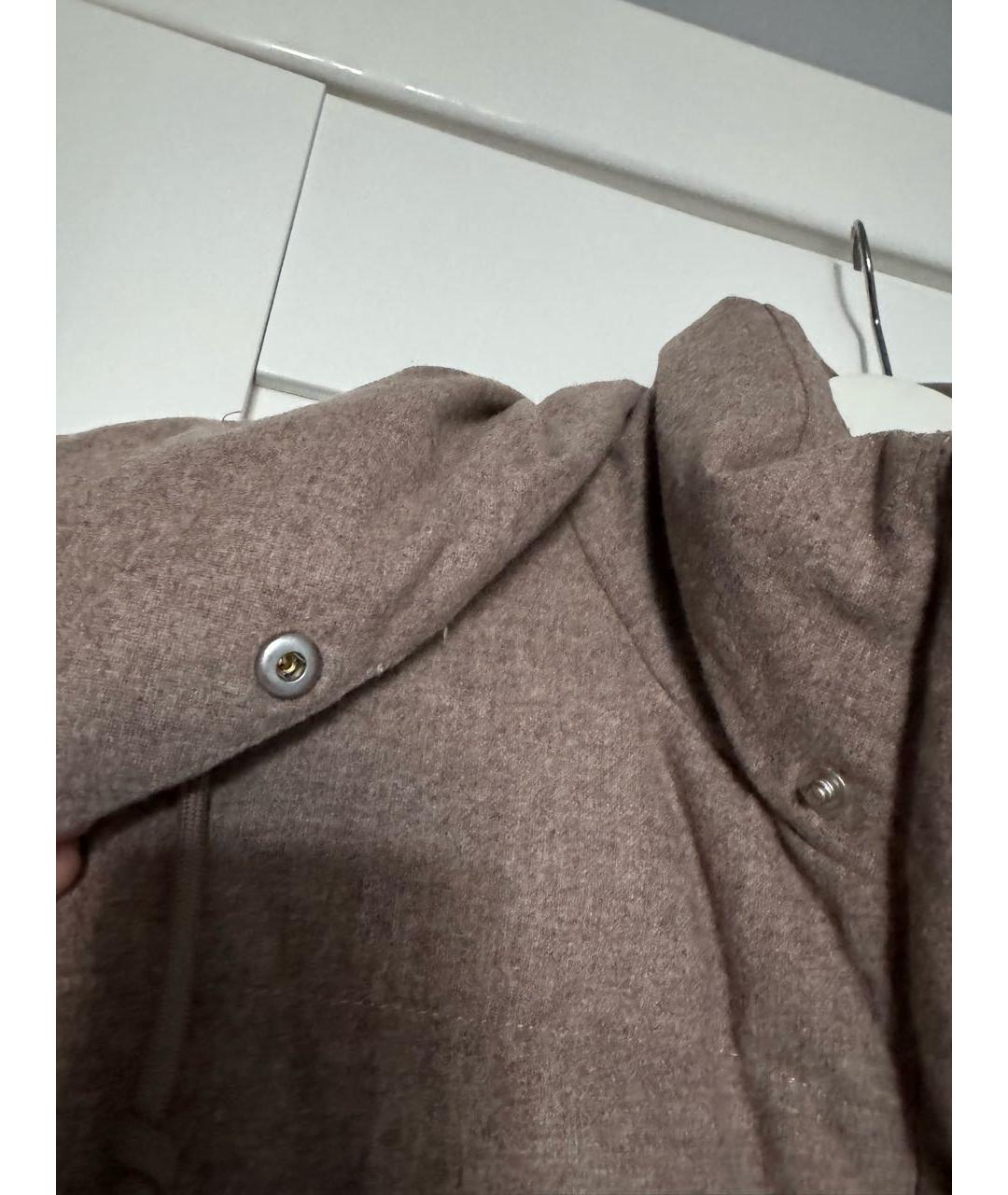 12 STOREEZ Бежевая шерстяная парка, фото 4