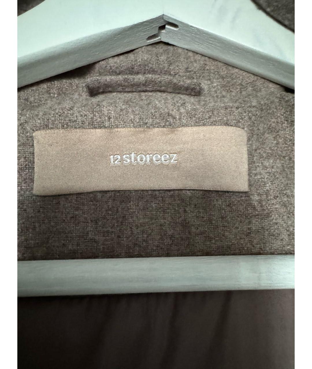 12 STOREEZ Бежевая шерстяная парка, фото 3
