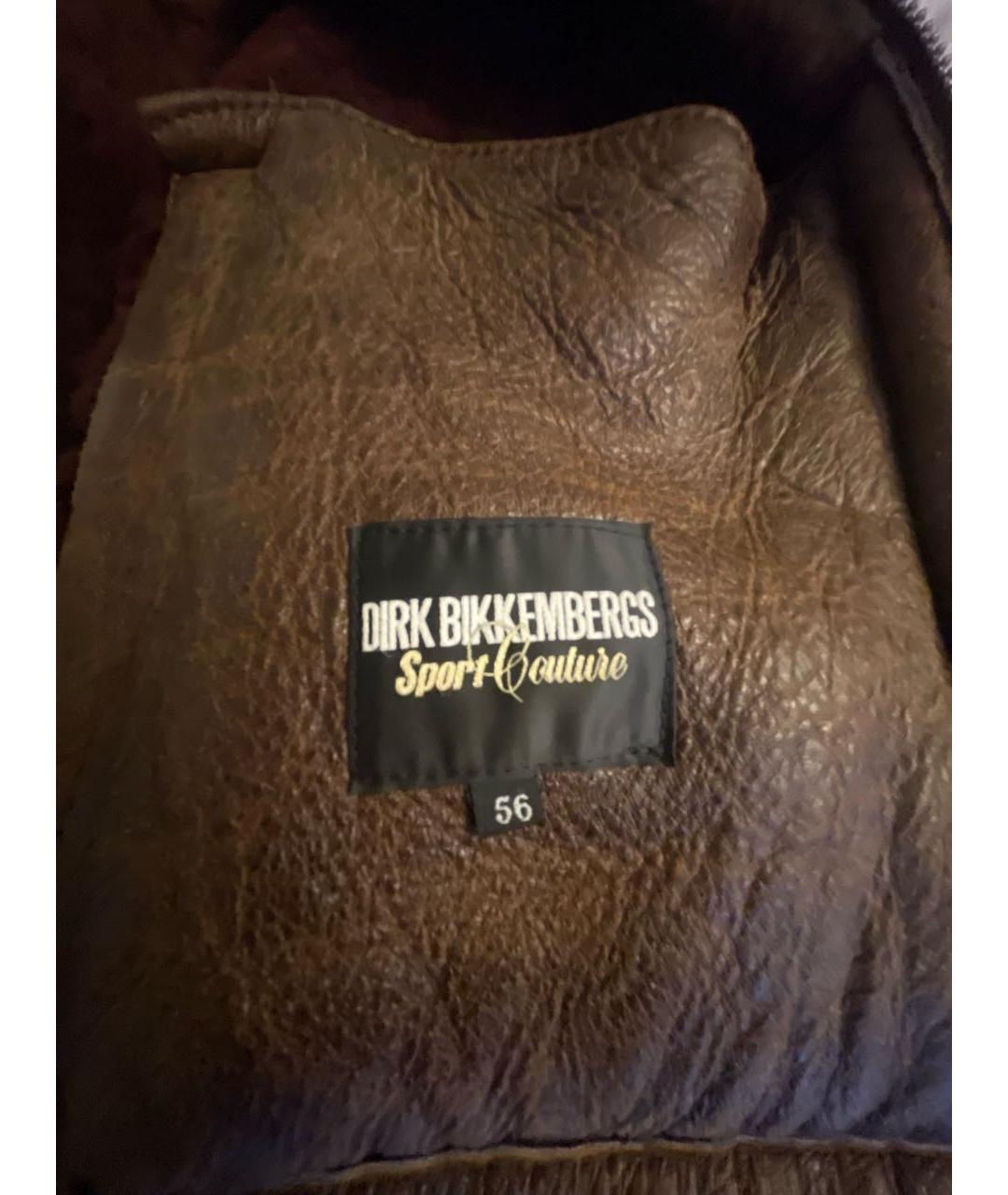 BIKKEMBERGS Коричневая дубленка/шуба, фото 3