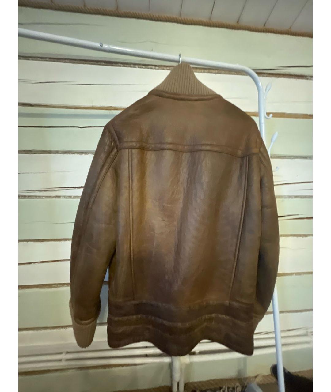 BIKKEMBERGS Коричневая дубленка/шуба, фото 2