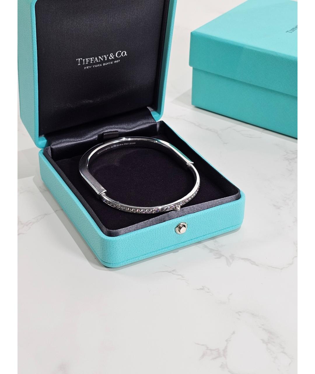 TIFFANY&CO Серебрянный браслет из белого золота, фото 2