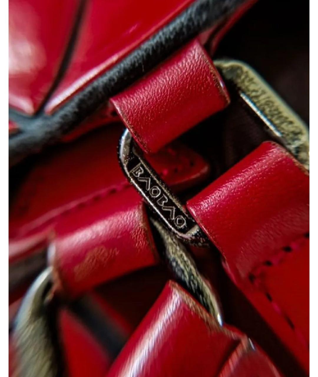 BAO BAO ISSEY MIYAKE Красная синтетическая сумка тоут, фото 6