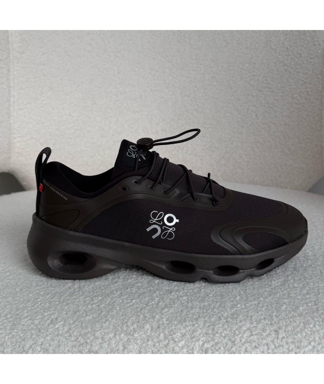 LOEWE Черные текстильные кроссовки, фото 8