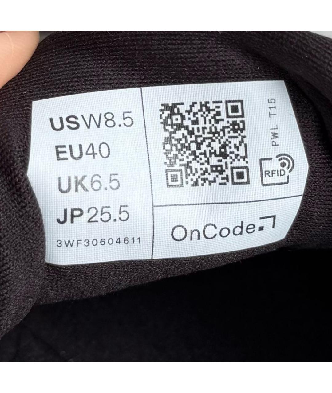 LOEWE Черные текстильные кроссовки, фото 7