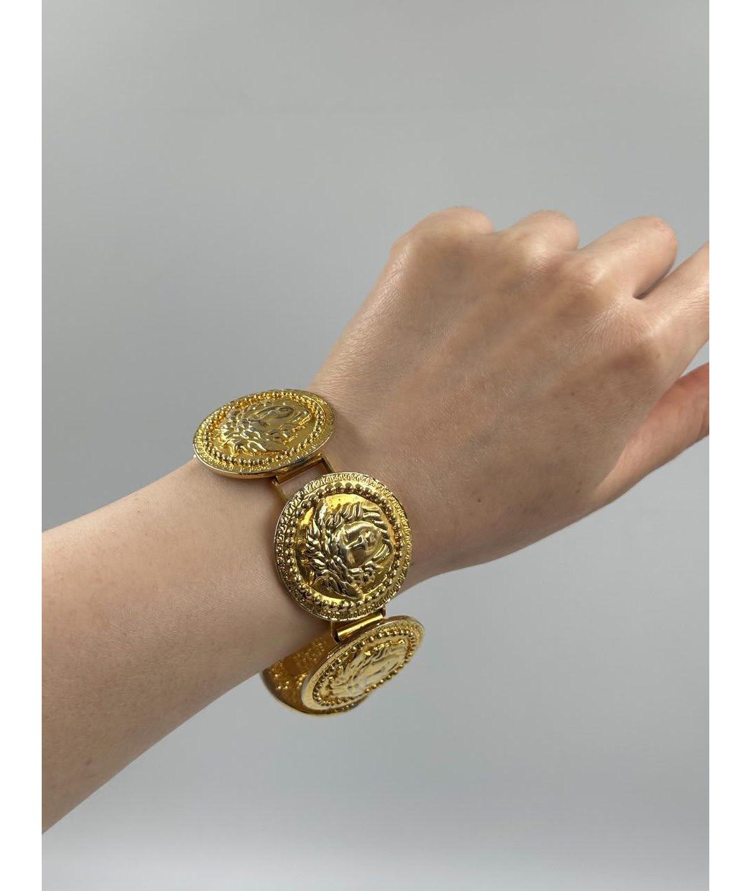 VERSACE Золотой позолоченный браслет, фото 8