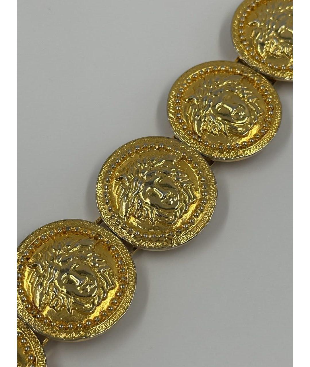 VERSACE Золотой позолоченный браслет, фото 3