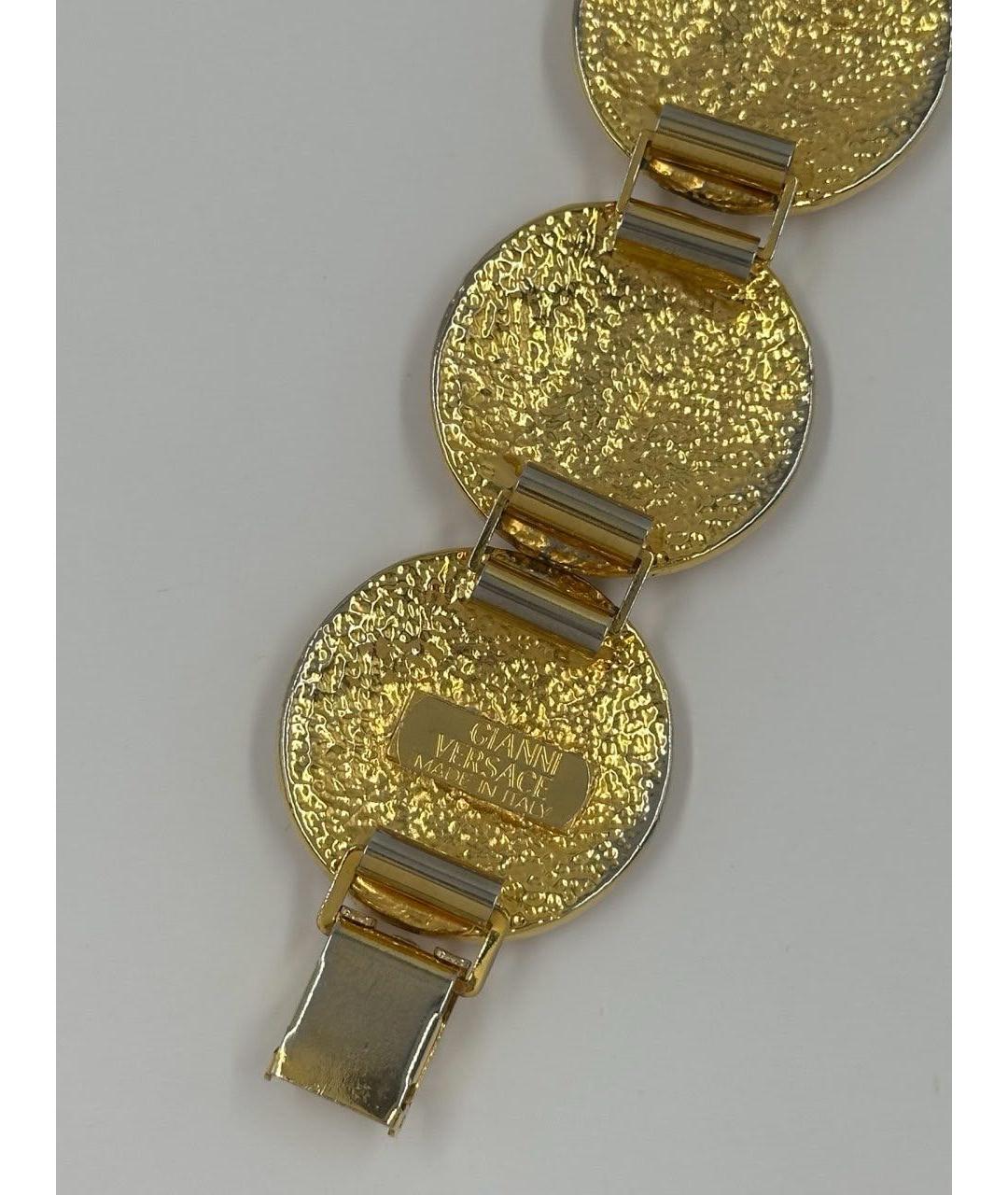 VERSACE Золотой позолоченный браслет, фото 5