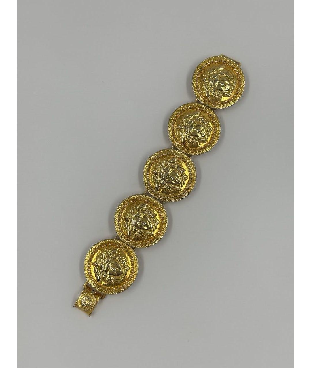 VERSACE Золотой позолоченный браслет, фото 9