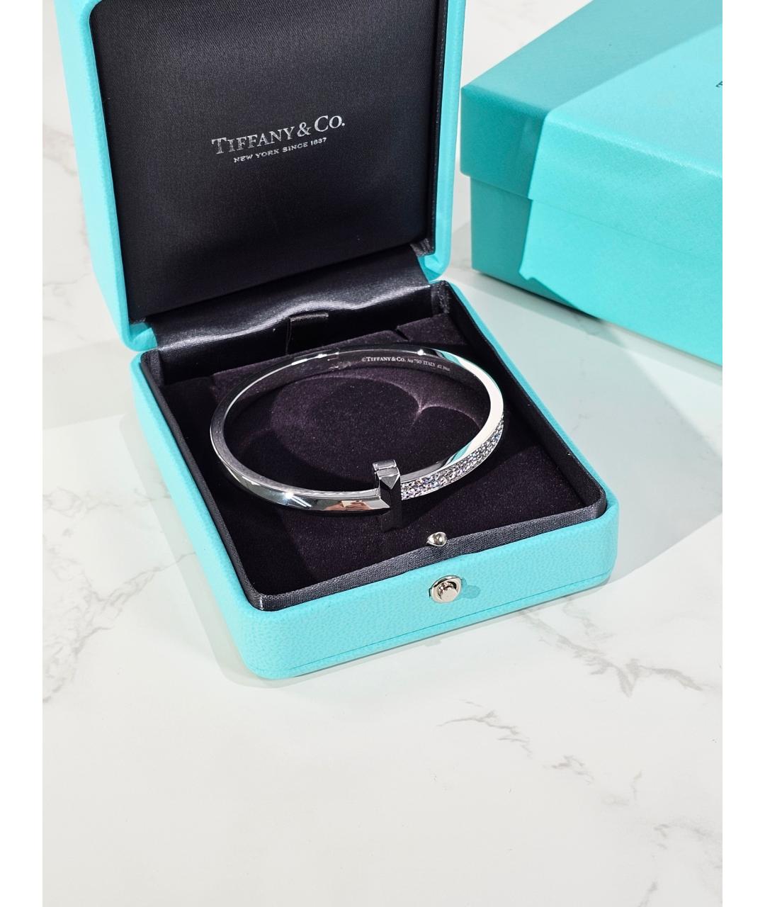 TIFFANY&CO Серебрянный браслет из белого золота, фото 2