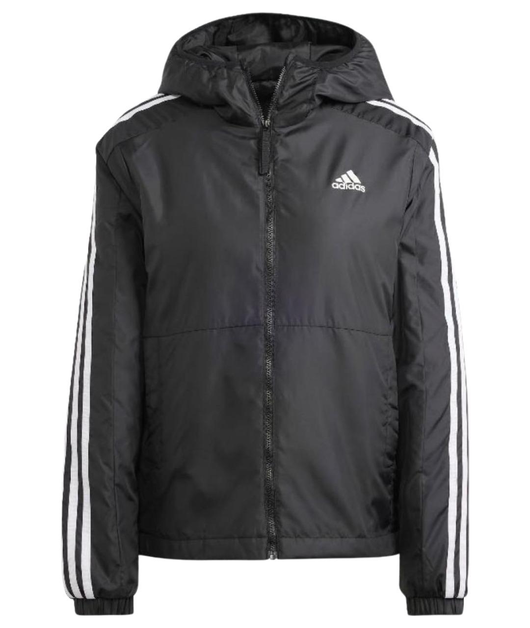 ADIDAS Черная полиэстеровая куртка, фото 1