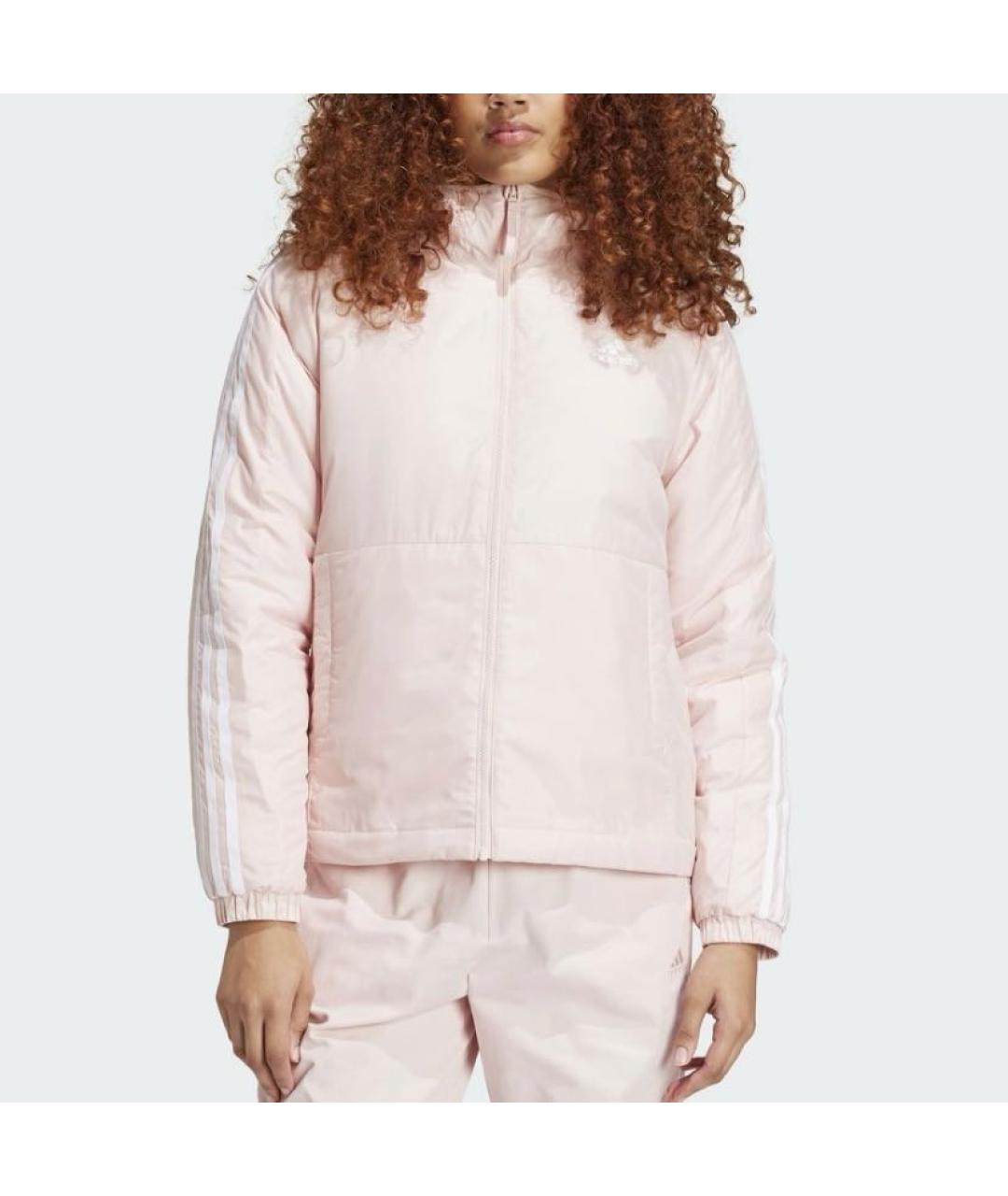 ADIDAS Розовая полиэстеровая куртка, фото 2