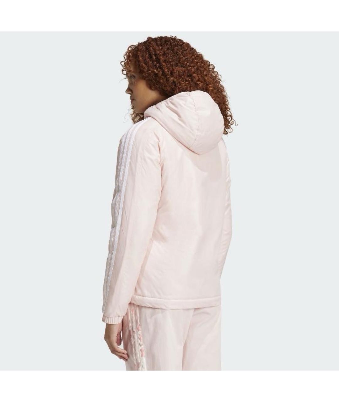 ADIDAS Розовая полиэстеровая куртка, фото 3