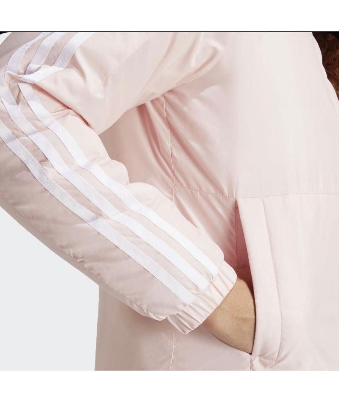 ADIDAS Розовая полиэстеровая куртка, фото 6