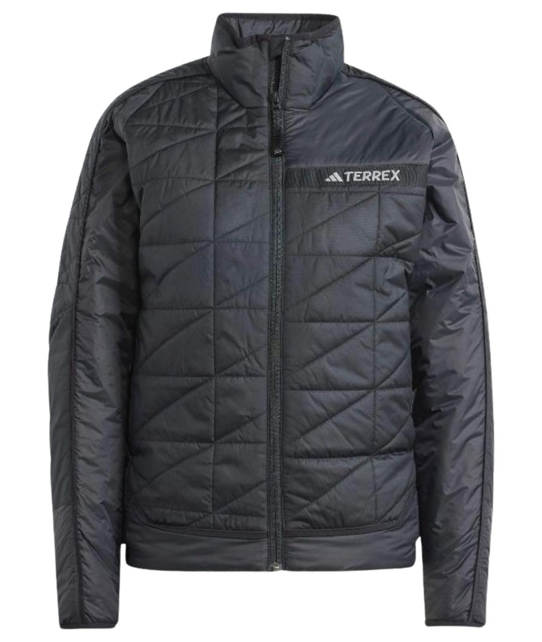 ADIDAS Черная полиамидовая куртка, фото 1