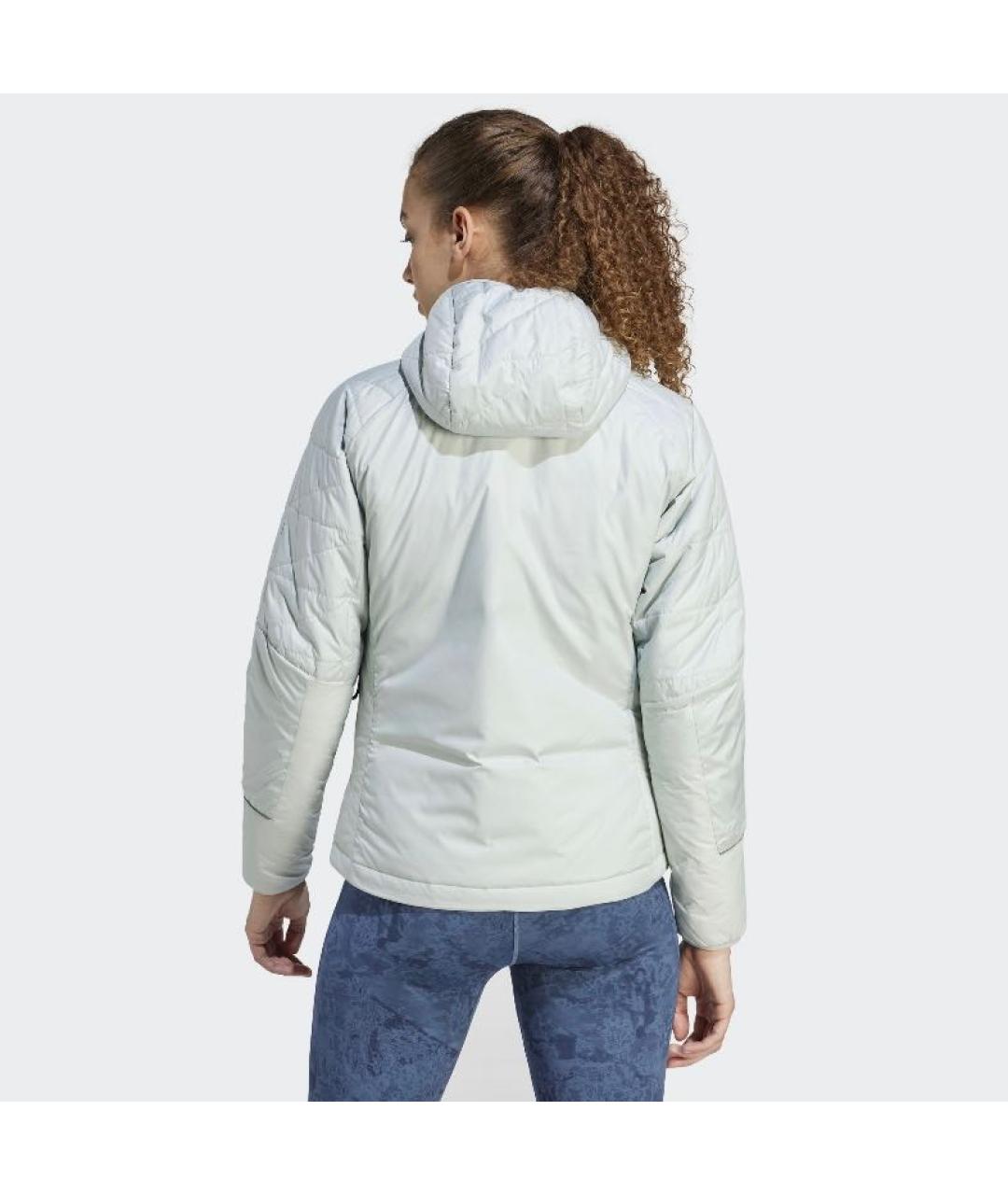 ADIDAS Серая полиамидовая куртка, фото 3