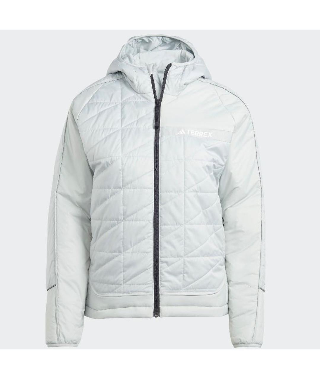 ADIDAS Серая полиамидовая куртка, фото 9