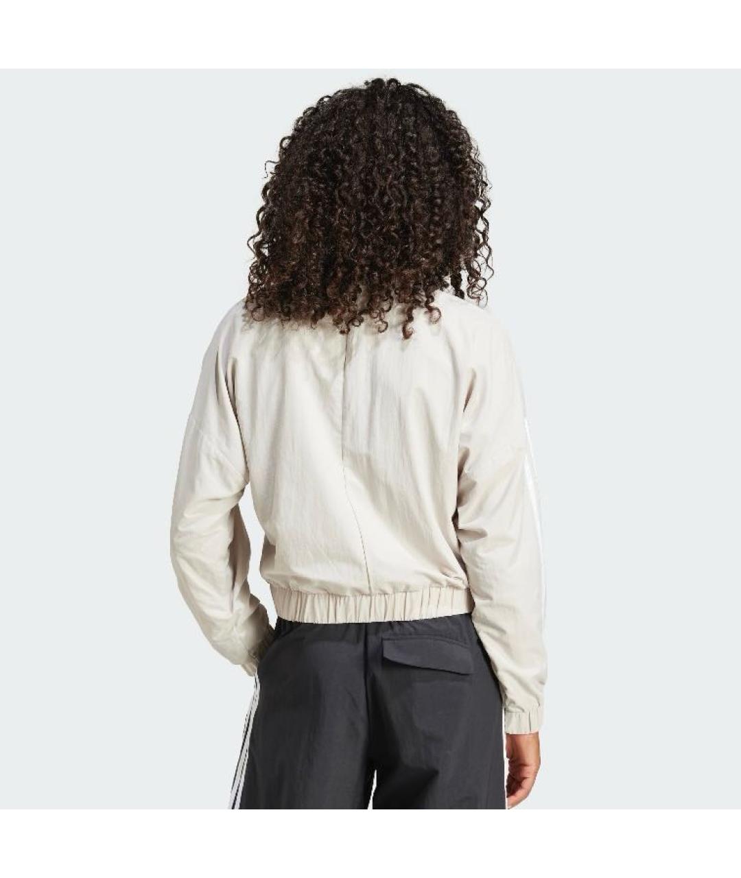 ADIDAS Бежевая полиамидовая куртка, фото 3