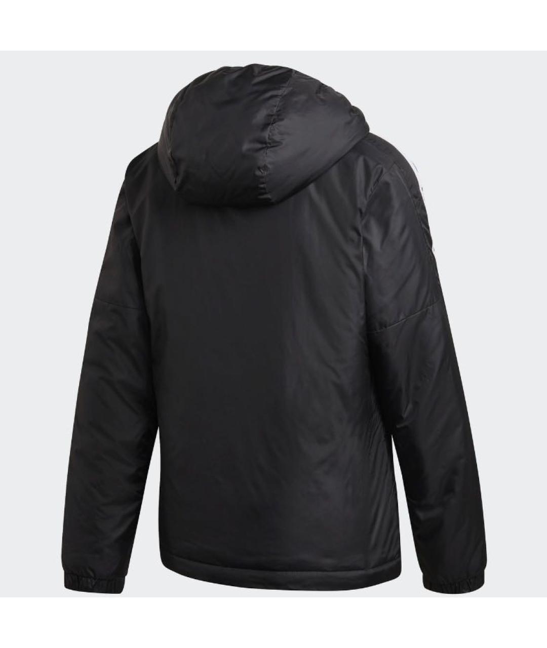 ADIDAS Черная полиэстеровая куртка, фото 2