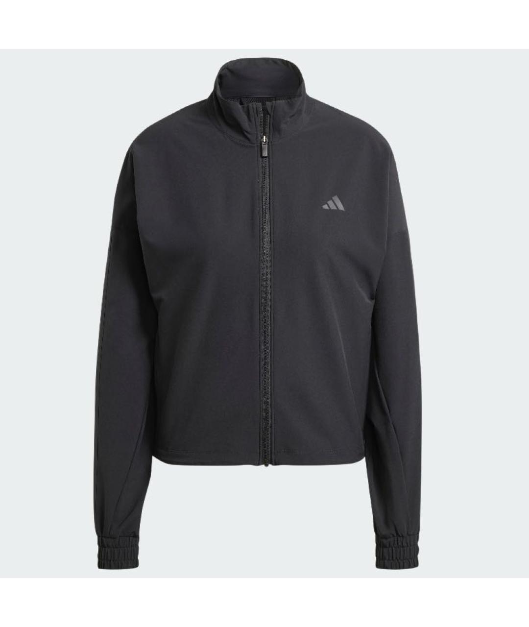 ADIDAS Черная синтетическая куртка, фото 7