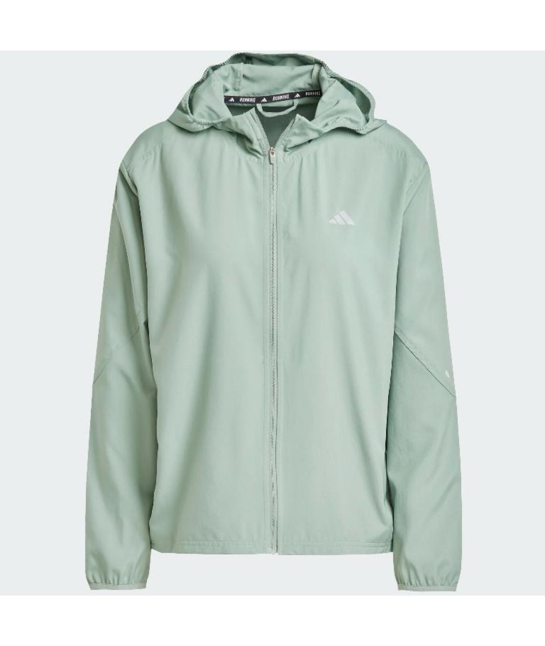 ADIDAS Зеленая полиэстеровая куртка, фото 7