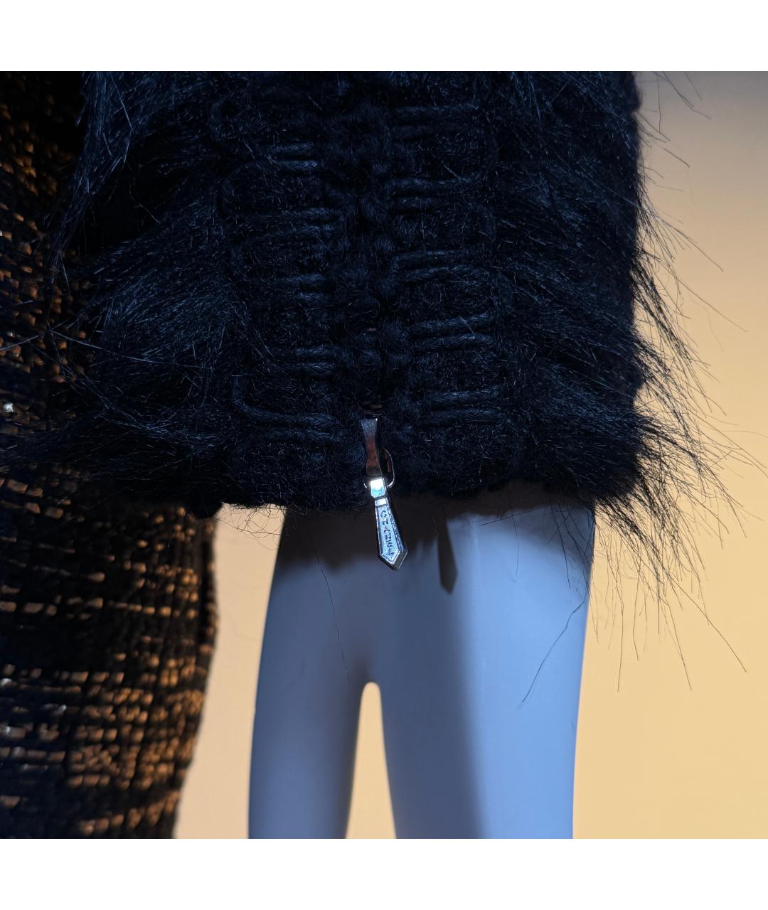 CHANEL Черный твидовый жакет/пиджак, фото 3