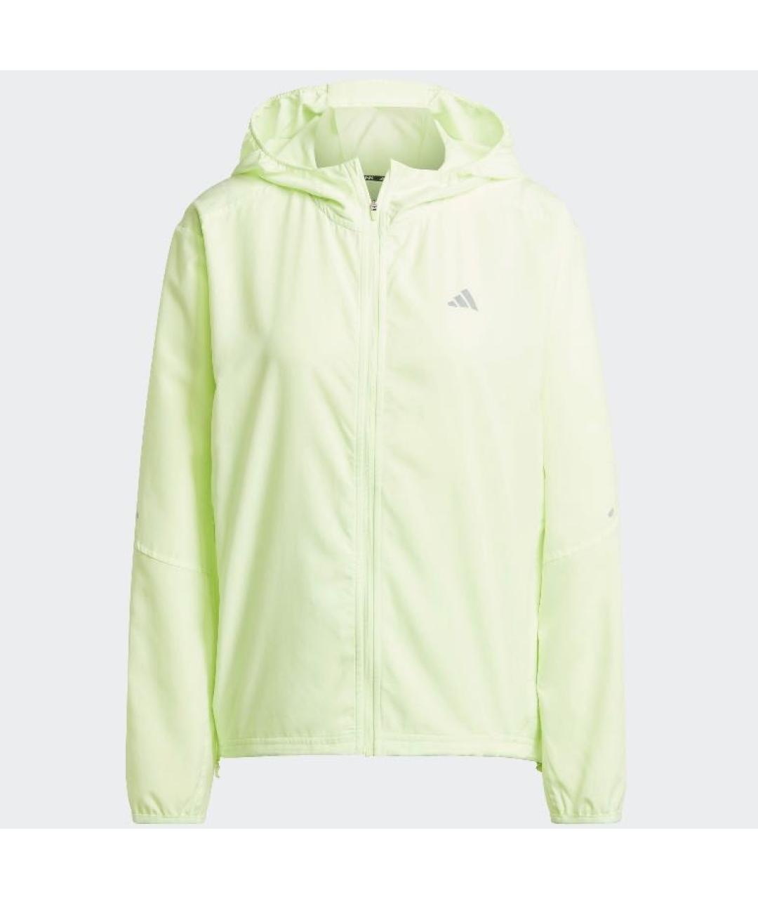 ADIDAS Салатовая полиэстеровая куртка, фото 7